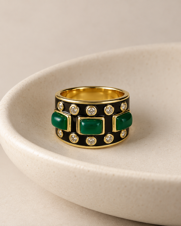 Rivoli Green Ring
