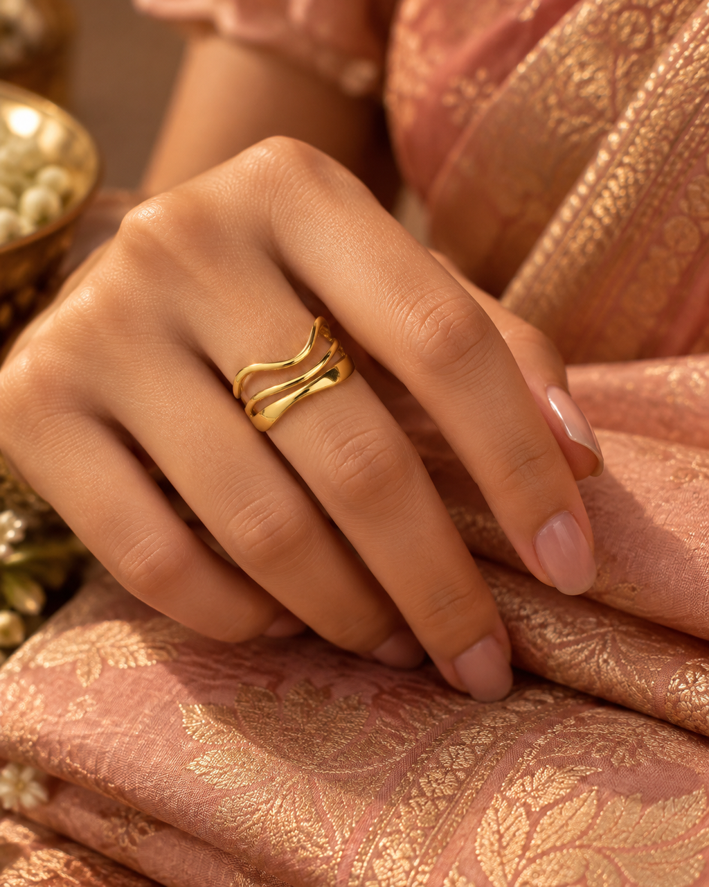 Wave Wrap Ring