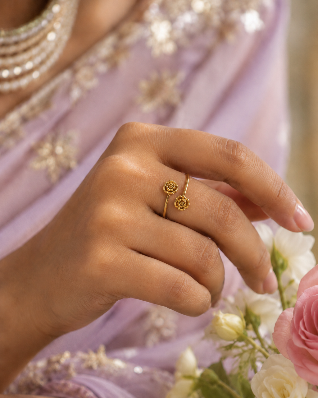 Rose Twirl Ring