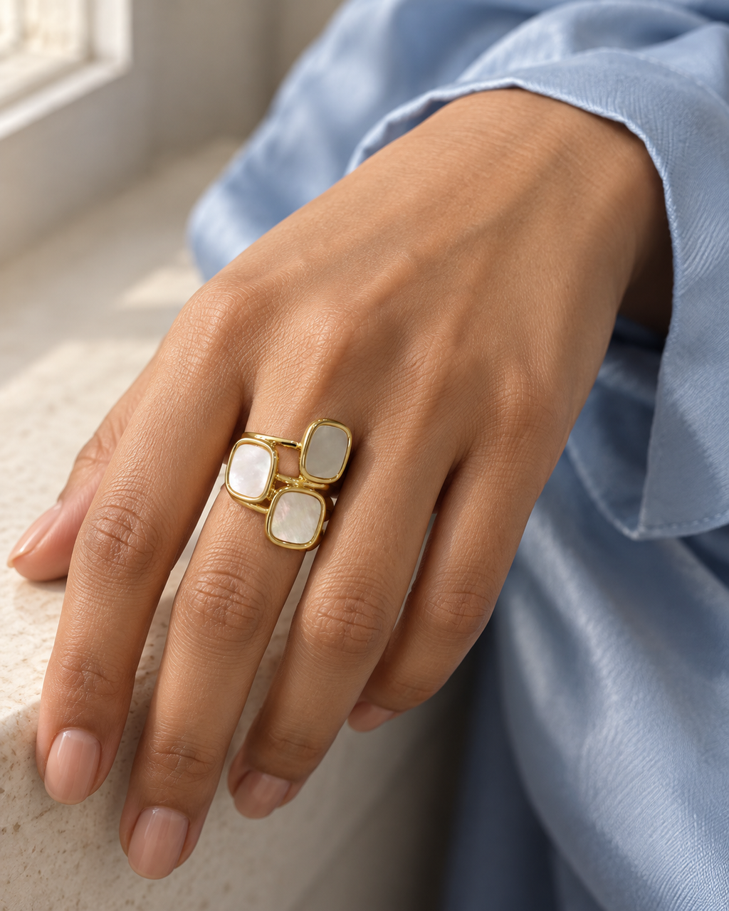 Elise Pearl Ring