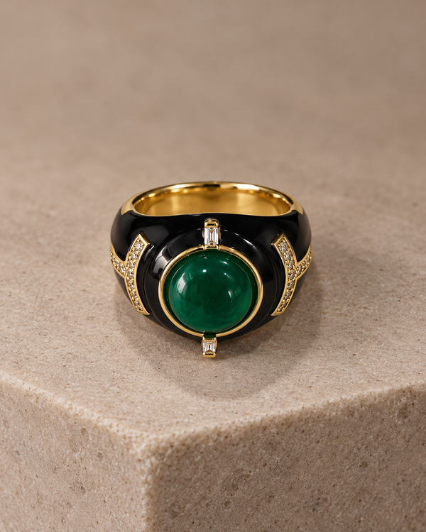 Elora Green Ring