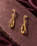 Crossed Loop Earrings