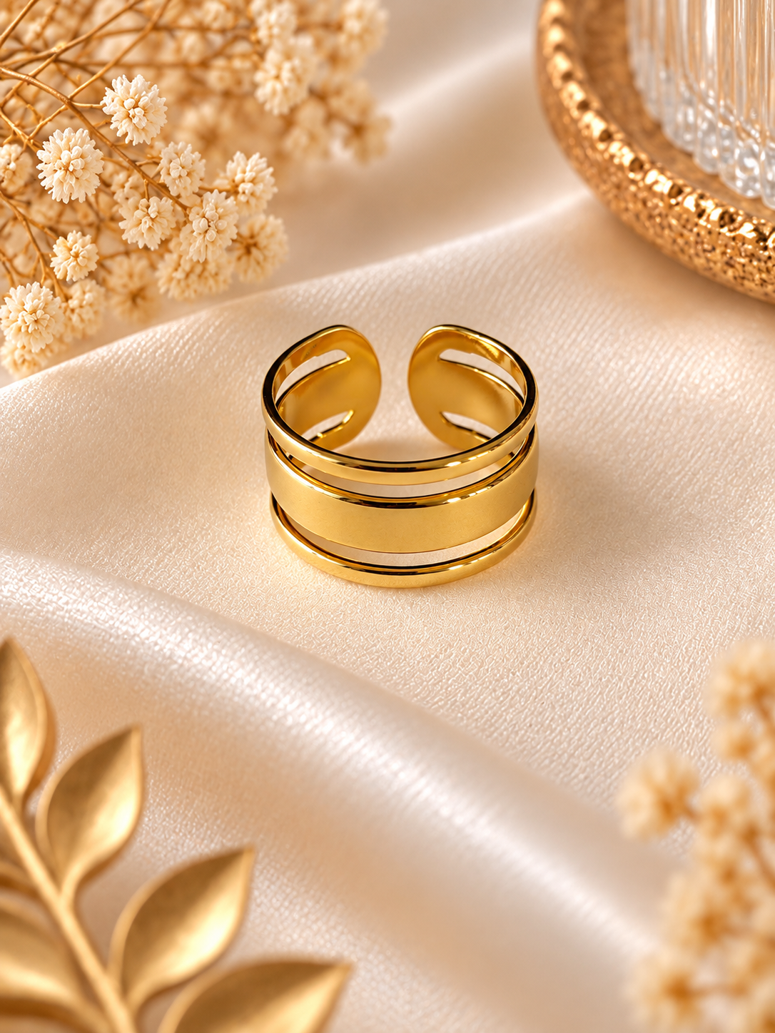 Wide Line Ring