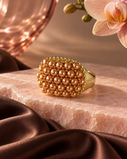 Golden Caviar Ring