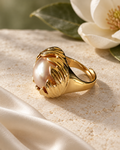 Pearl Enfold Ring