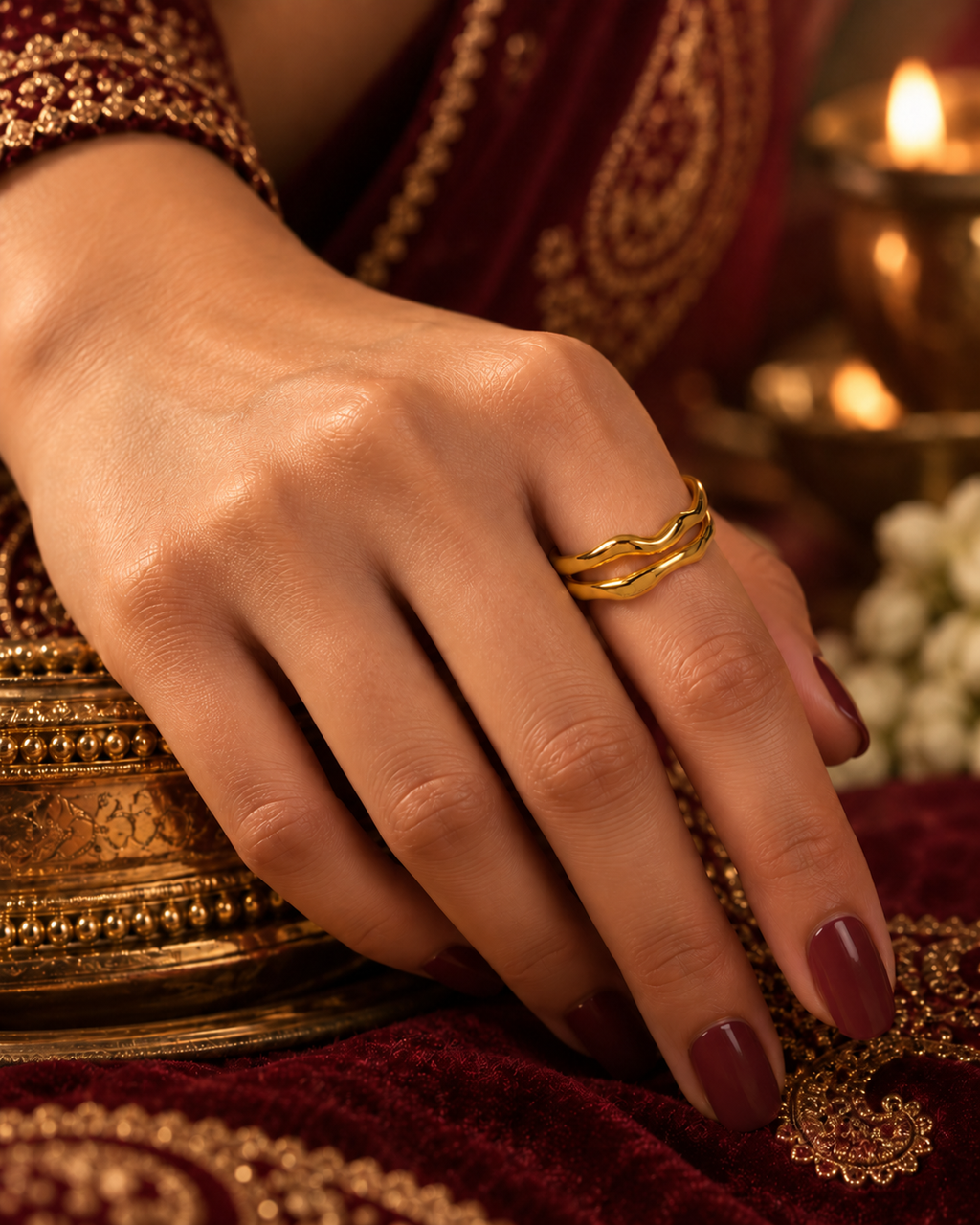 Wavecrest Ring
