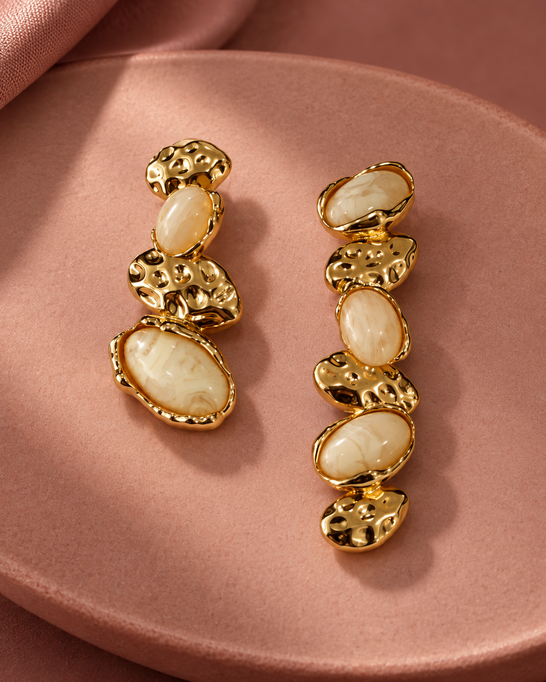 Ivory Boulder Earrings