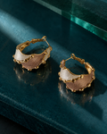 Tri-Tone Cuff Earrings