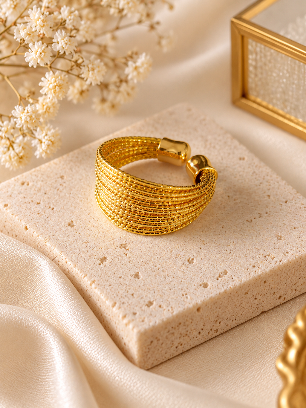 Strand Veil Ring