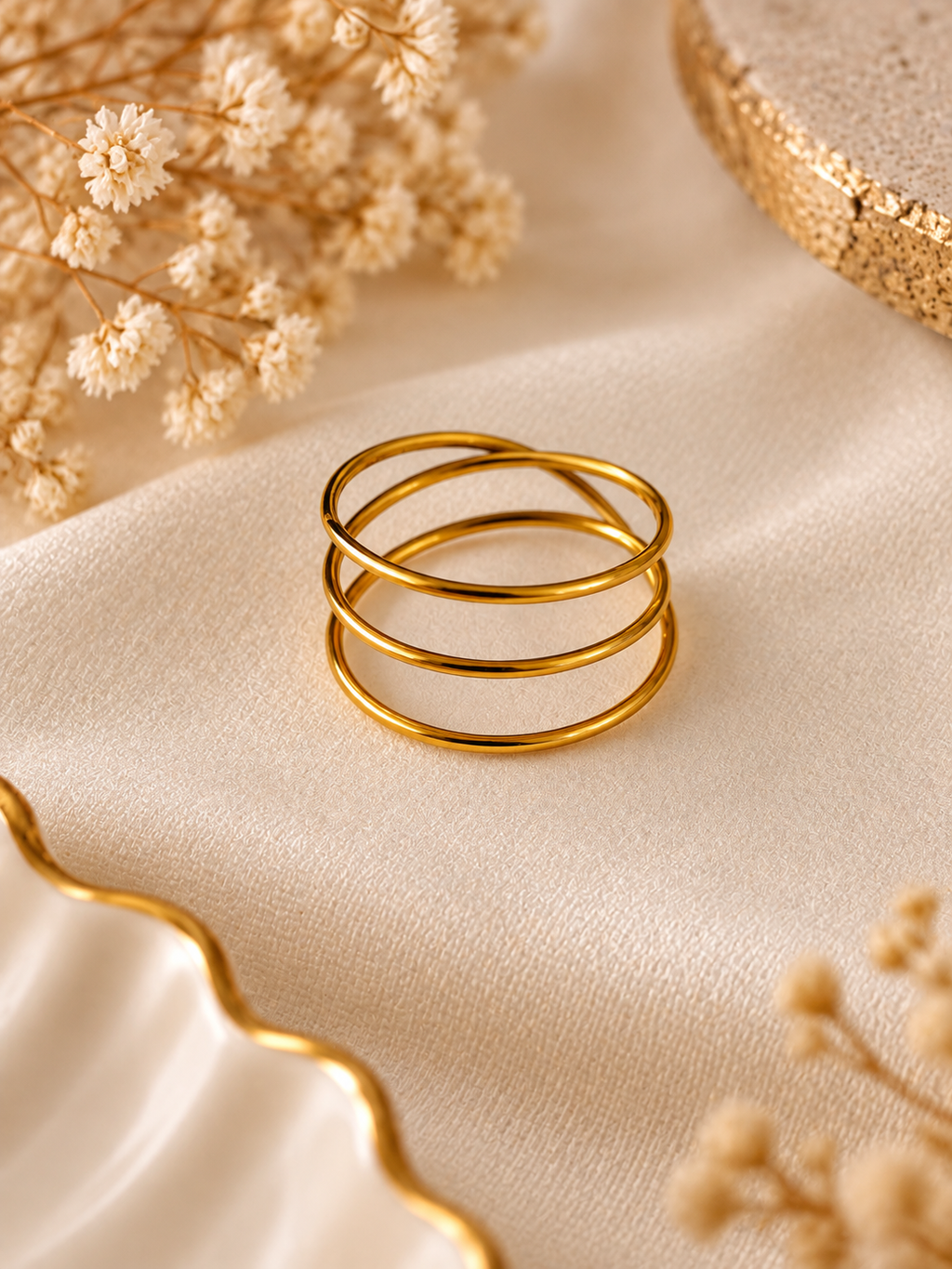Triple Orbit Ring