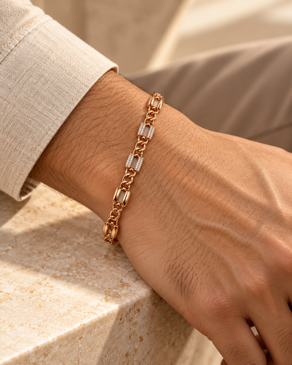Rose Frame Bracelet