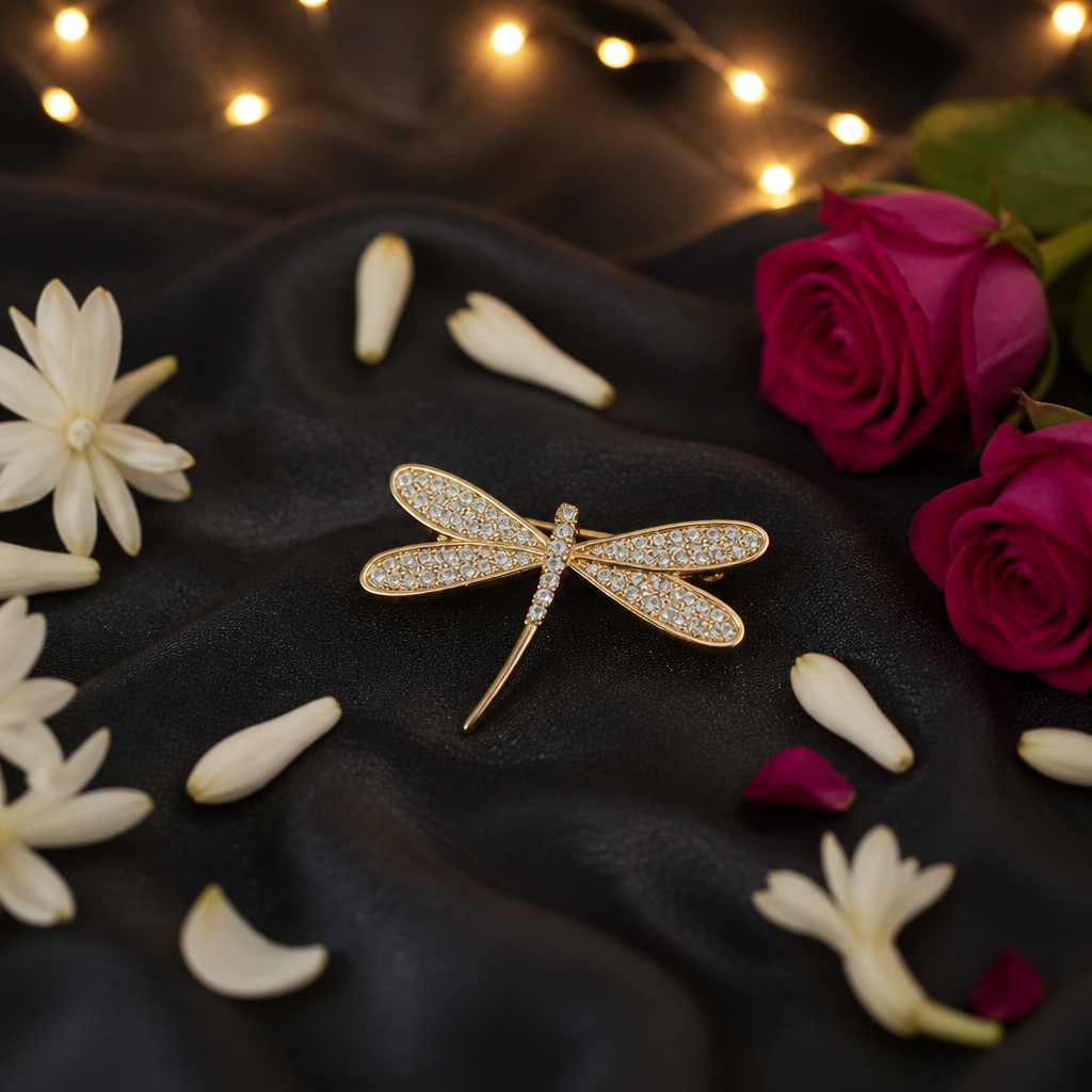 Dazzlefly Dragon Brooch