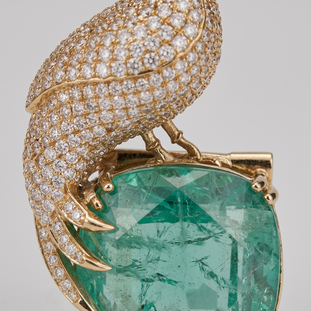 Jewel Perch Brooch