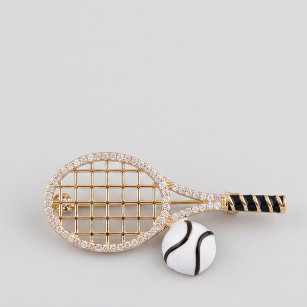 Tennis Twinkle Brooch