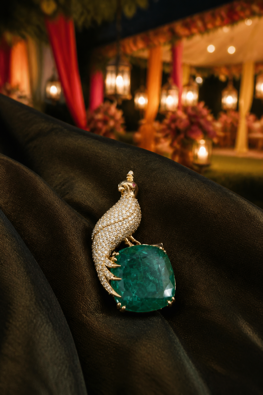 Jewel Perch Brooch