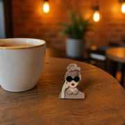 Retro Babe Brooch