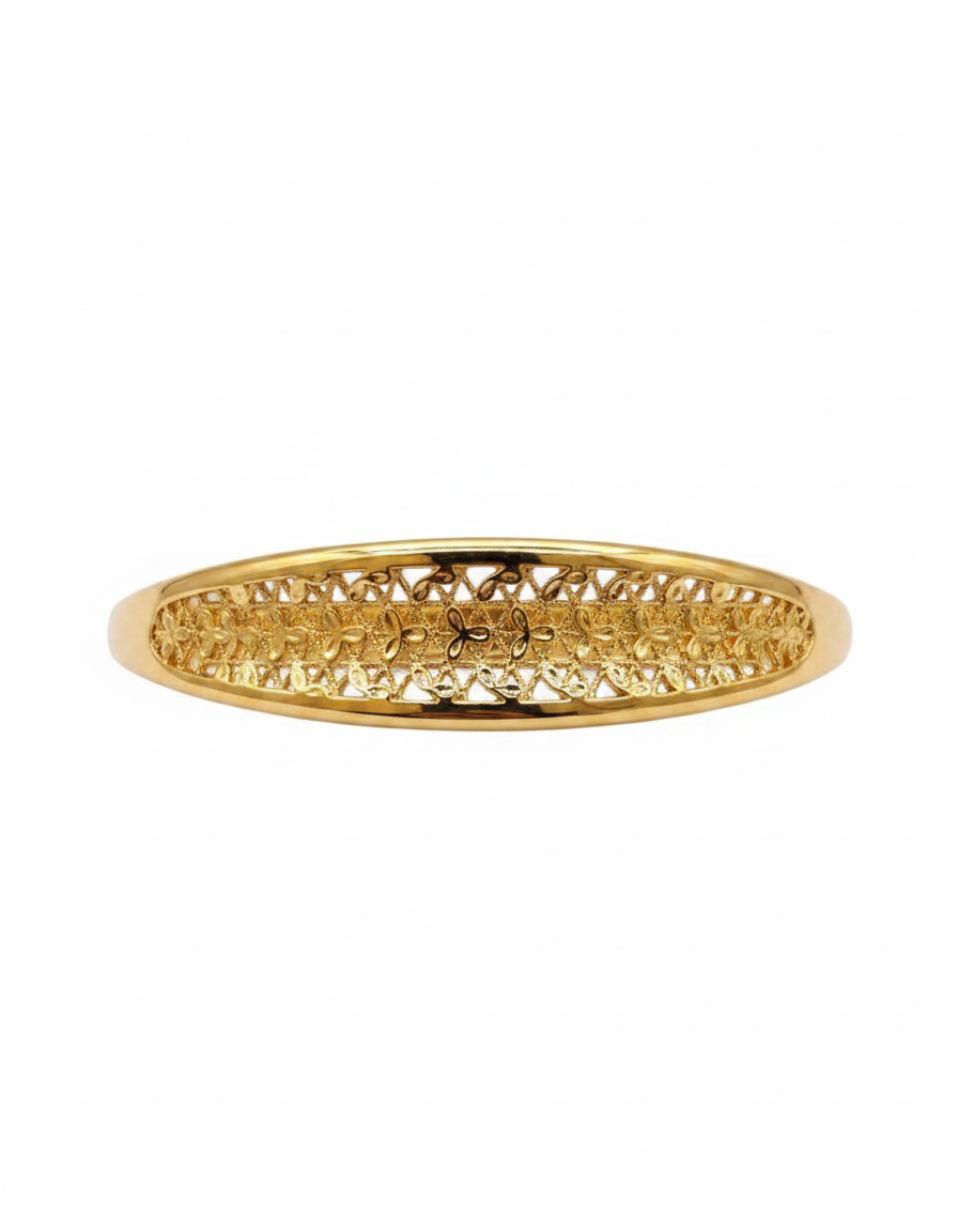 Intricate Floral Lattice Kada