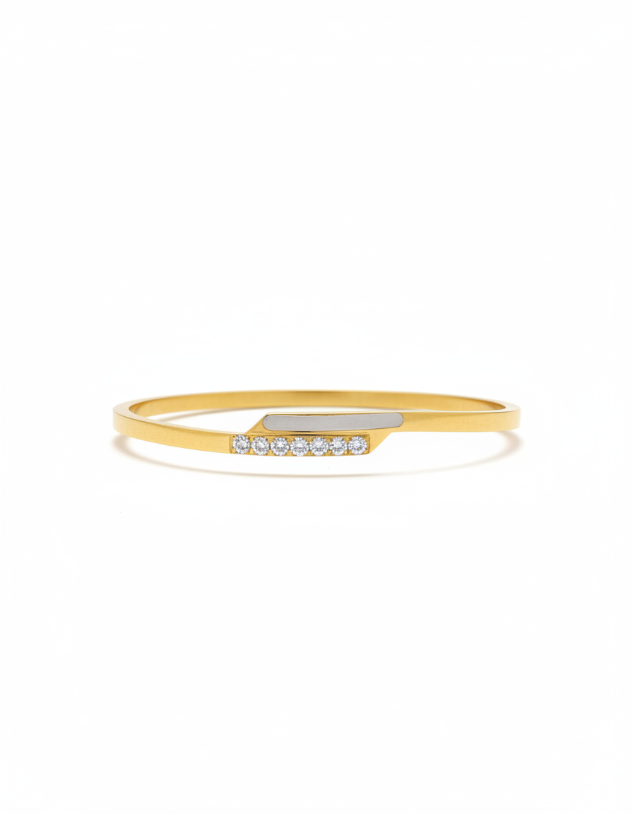 Minimal Crystal Bar Kada Bracelet