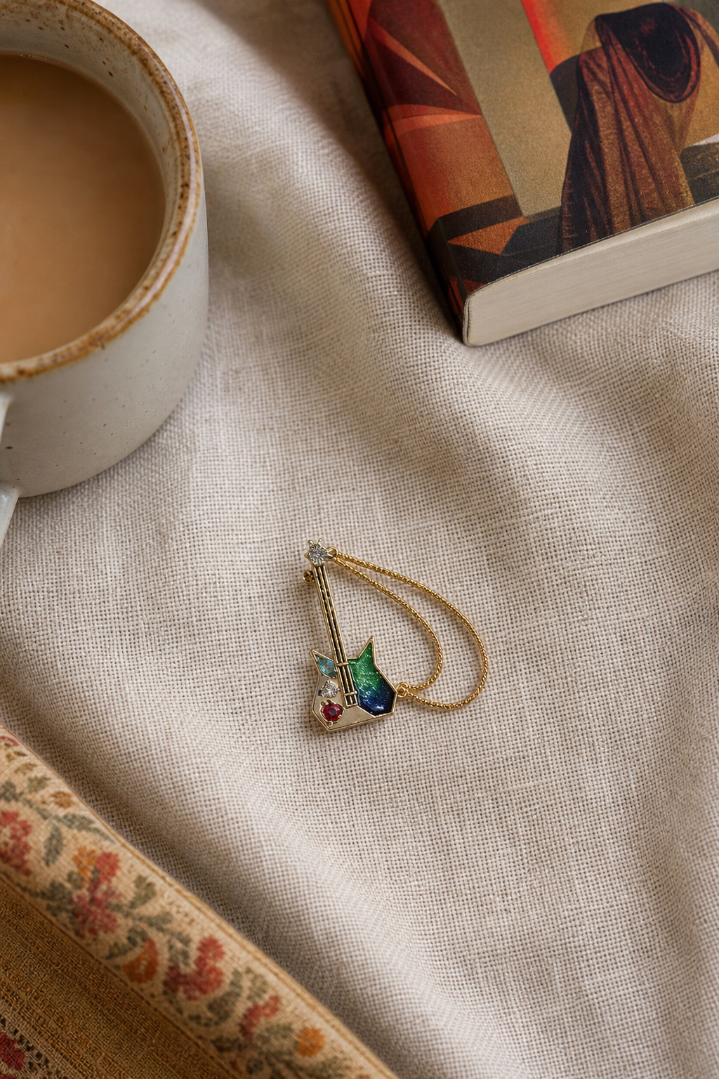 Celestial Strings Brooch