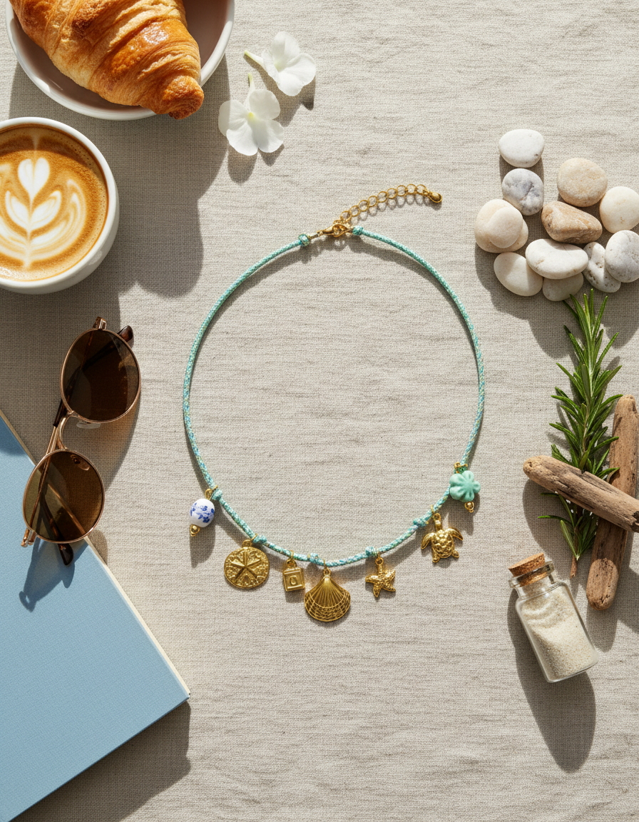 Ocean Charm Summer Necklace