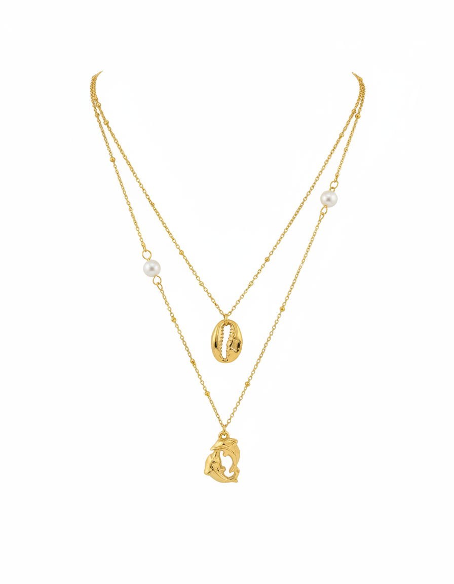 Coastal Layered Summer Necklace