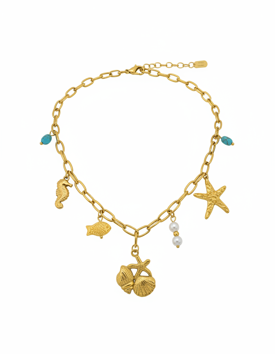 Seaside Charm Summer Necklace