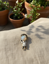 Future Doctor Brooch in Enamel - Product View