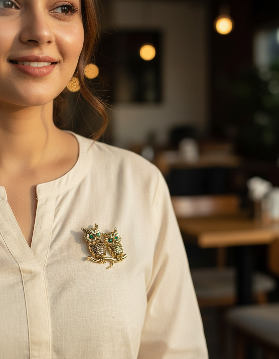 Wisdom Wings Brooch