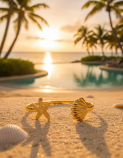Starfish & Shell Summer Kada Bracelet