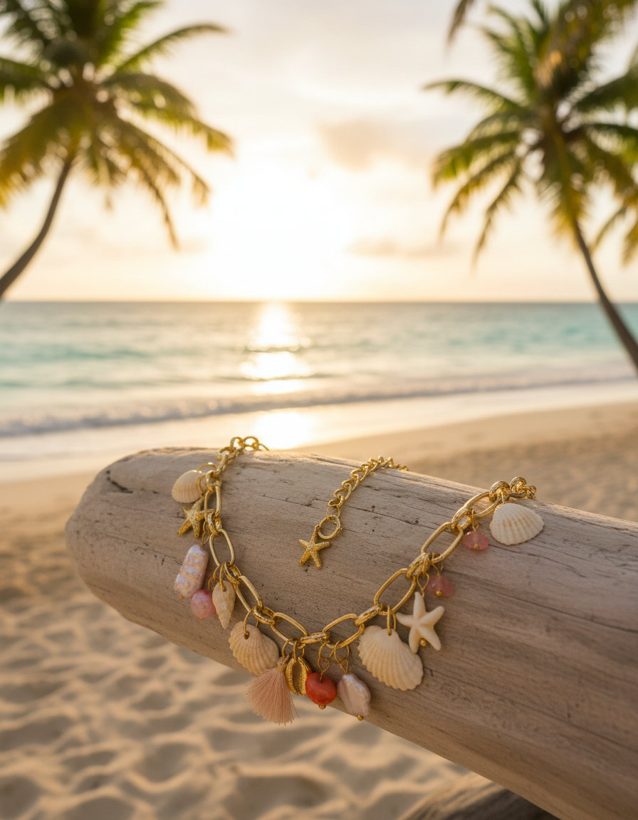 Summer Charm Shell Necklace