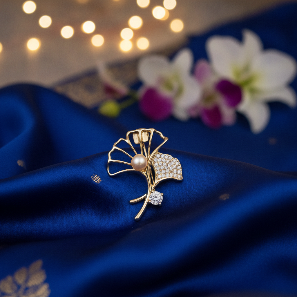 Pearl Branch Brooch