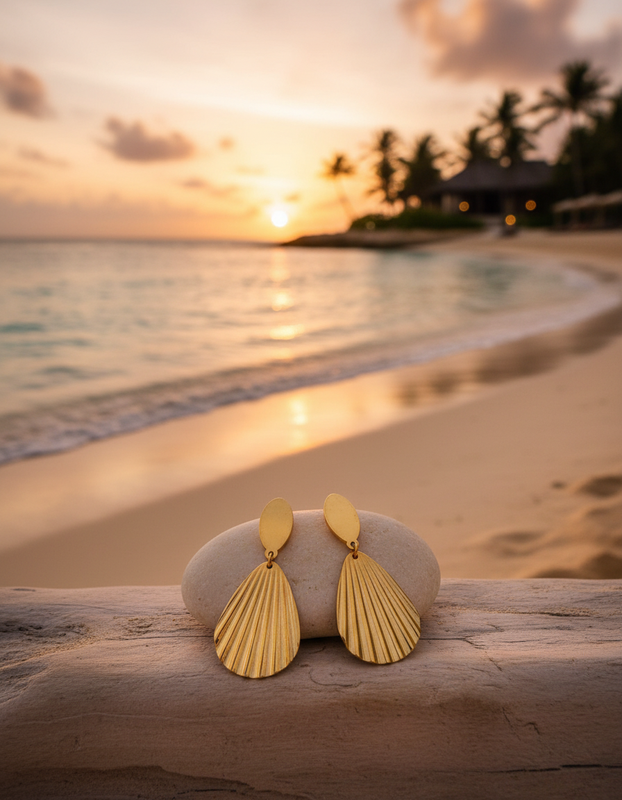 Sunray Drop Summer Earrings