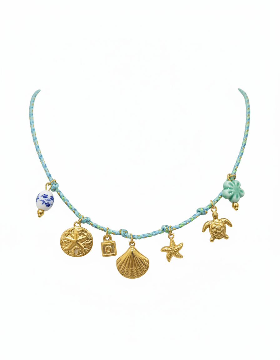 Ocean Charm Summer Necklace