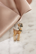 Enchanted Fawn Brooch in Enamel