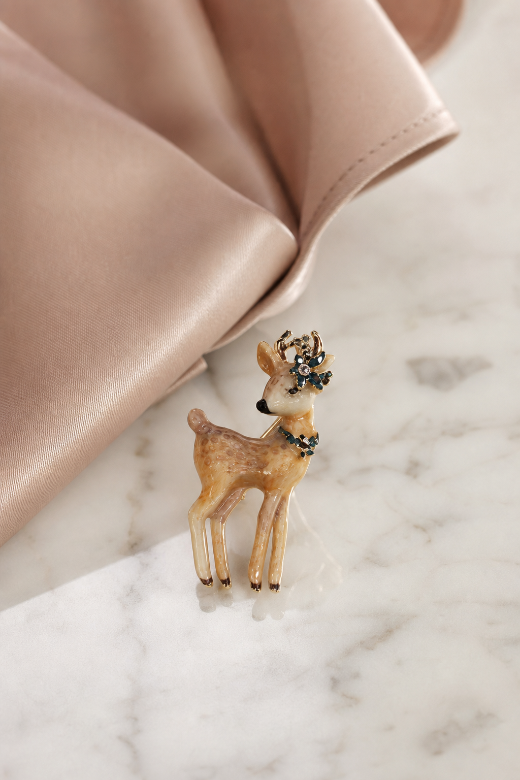 Enchanted Fawn Brooch