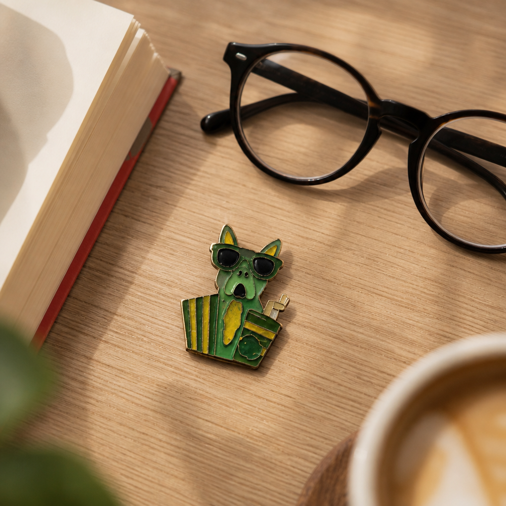 Snack & Shades Brooch