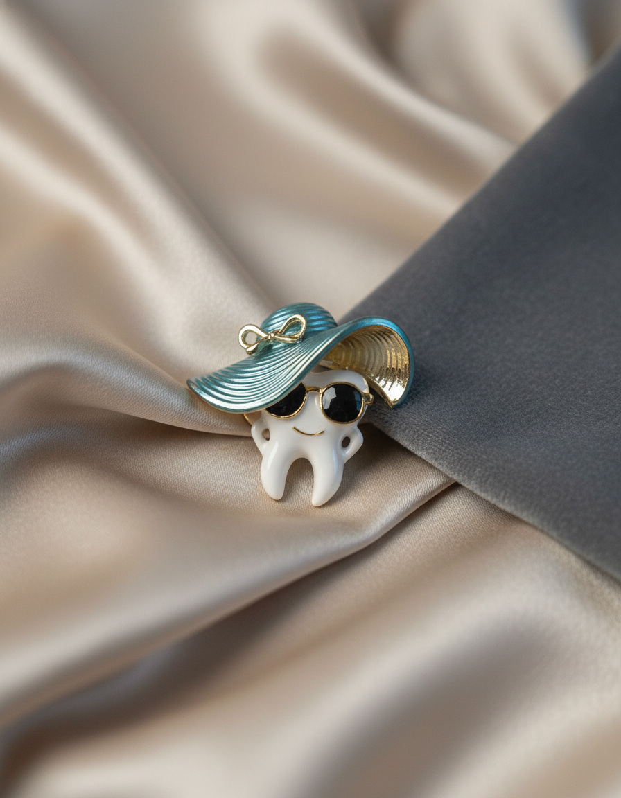 Mint Glam Brooch