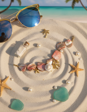 Coastal Shell Charm Summer Bracelet