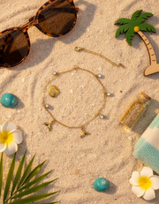 Shell Charm Summer Bracelet