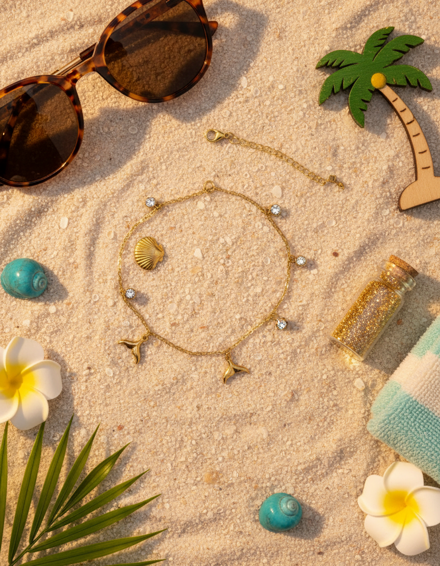 Shell Charm Summer Bracelet