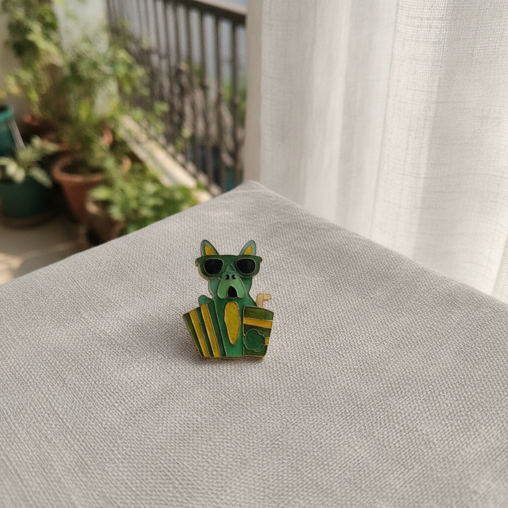 Snack & Shades Brooch