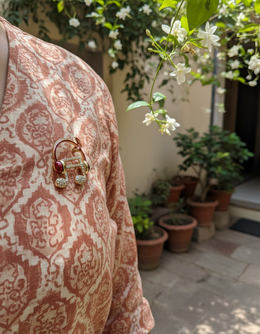 Harmony Loop Brooch
