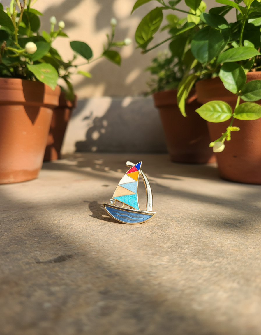 Ocean Wanderer Brooch