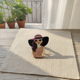 Purple Belle Brooch in Purple