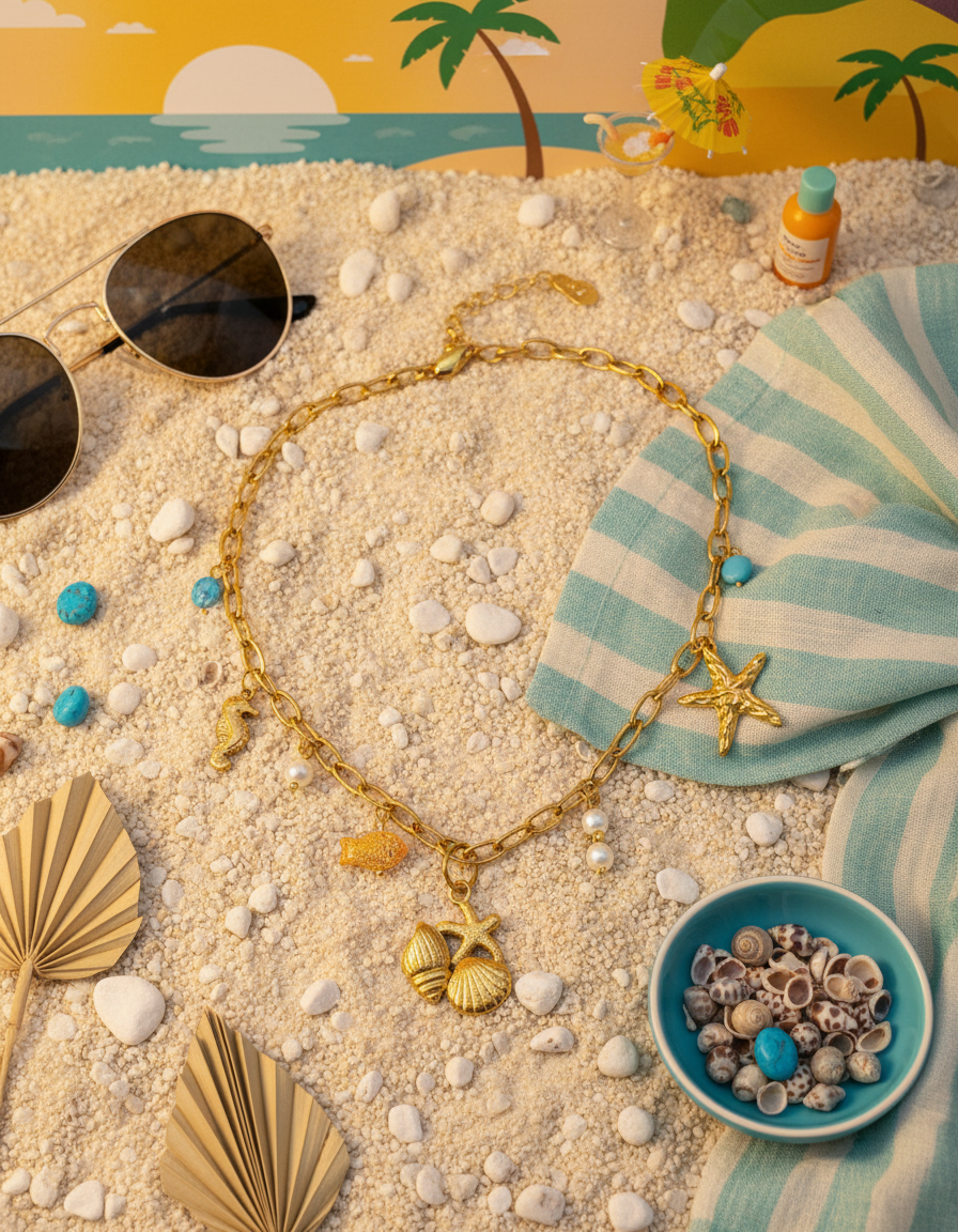 Seaside Charm Summer Necklace