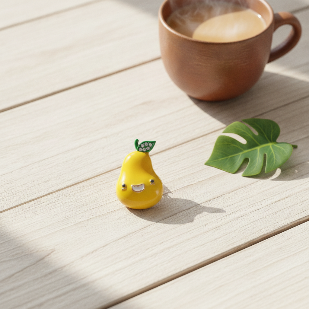 Juicy Pear Brooch