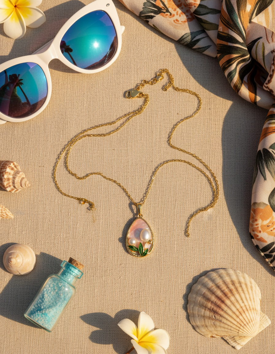 Pearl Bloom Summer Necklace