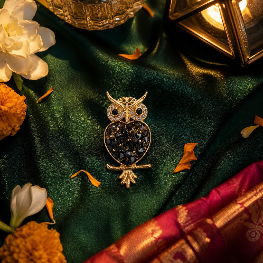 Hootelle Owl Brooch