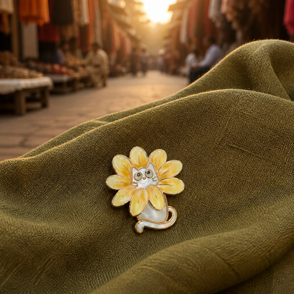 Purr Petal Brooch
