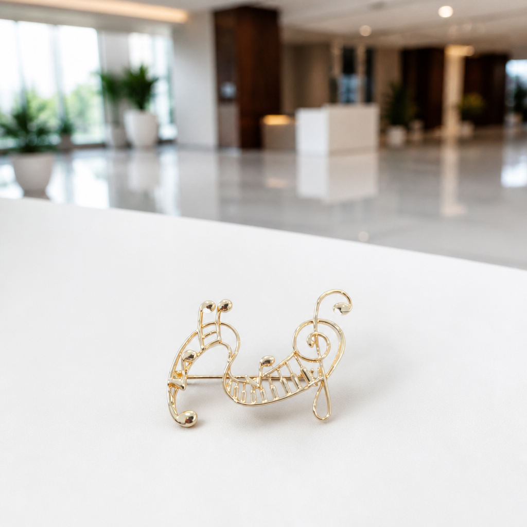 Melody Notes Brooch